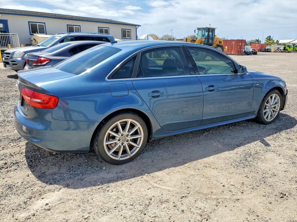 2015 Audi A4 VIN WAUBFAFL2FN016658 COPART salvage auction — WATER/FLOOD, Hi - Certificate Of Salvage, sold $15 on 2026-07-20 (photo 3)