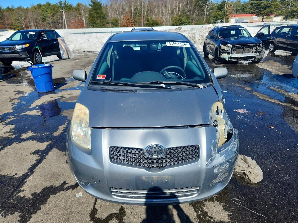2007 Toyota Yaris VIN JTDJT903X75115289 COPART salvage auction — FRONT END, WV - SALVAGE CERTIFICATE, sold $325 on 2026-07-09 (photo 5)