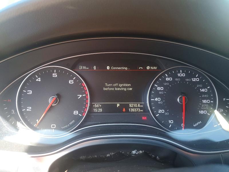 2013 Audi A7 VIN WAU2GAFC3DN077902 COPART salvage auction — SIDE, Nc - Salvage Certificate Of Title, sold $2,000 on 2026-07-15 (photo 9)