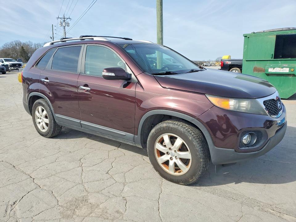2012 Kia Sorento VIN 5XYKT3A63CG254403 COPART salvage auction — MINOR DENT/SCRATCHES, Tn - Certificate Of Title, sold $175 on 2026-07-29 (photo 4)