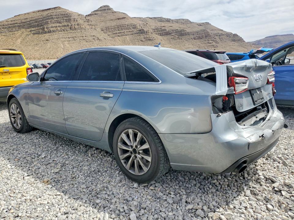 2012 Audi A6 VIN WAUCFAFC2CN174871 COPART salvage auction — REAR END, Salvage Title, sold $150 on 2026-07-22 (photo 2)