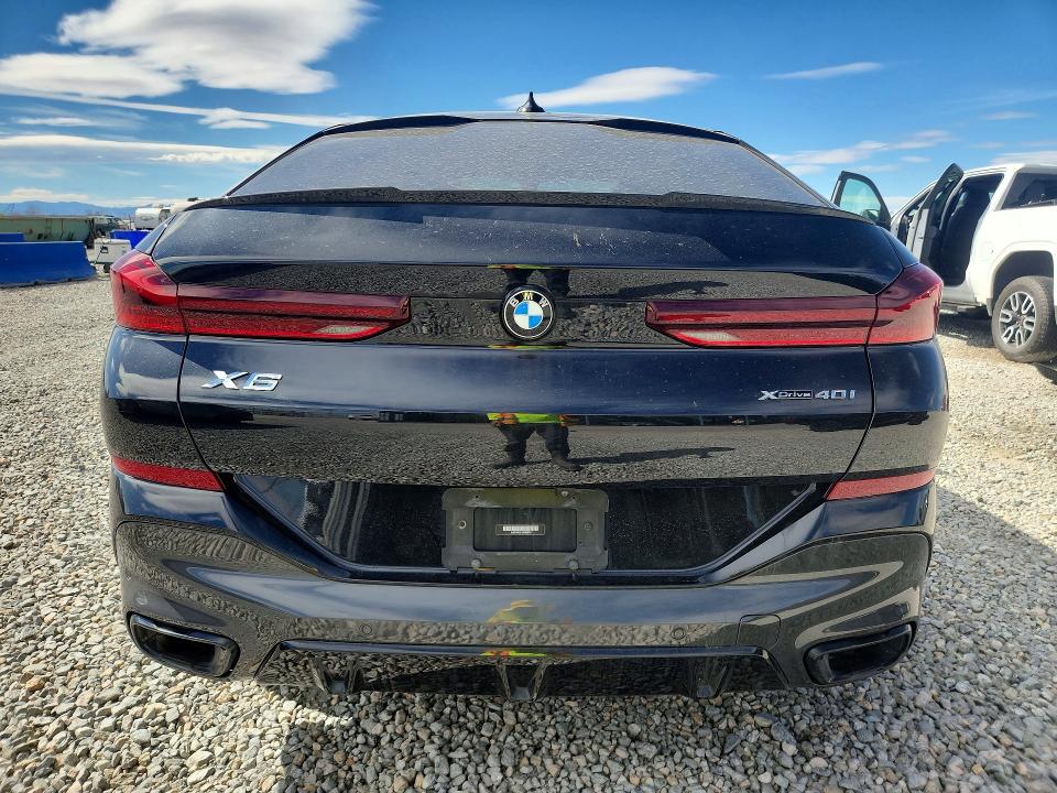 2020 BMW X6 VIN 5UXCY6C01L9C82879 COPART salvage auction — FRONT END, ID - SALVAGE CERTIFICATE OF TITLE, sold $24,300 on 2026-07-09 (photo 6)