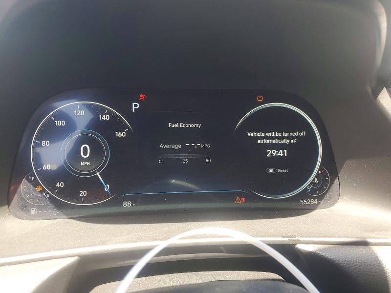 2020 Hyundai Sonata VIN 5NPEH4J20LH011576 COPART salvage auction — FRONT END, Salvage Title, sold $4,400 on 2026-08-01 (photo 9)