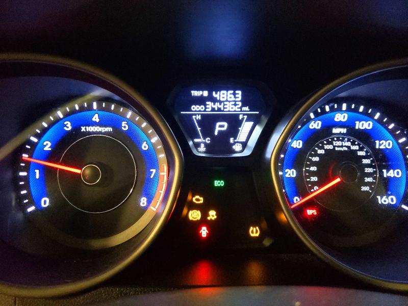 2013 Hyundai Elantra VIN KMHDH4AEXDU943115 COPART salvage auction — FRONT END, MN - PARTS VEHICLE BILL OF SALE, sold $275 on 2026-07-27 (photo 9)