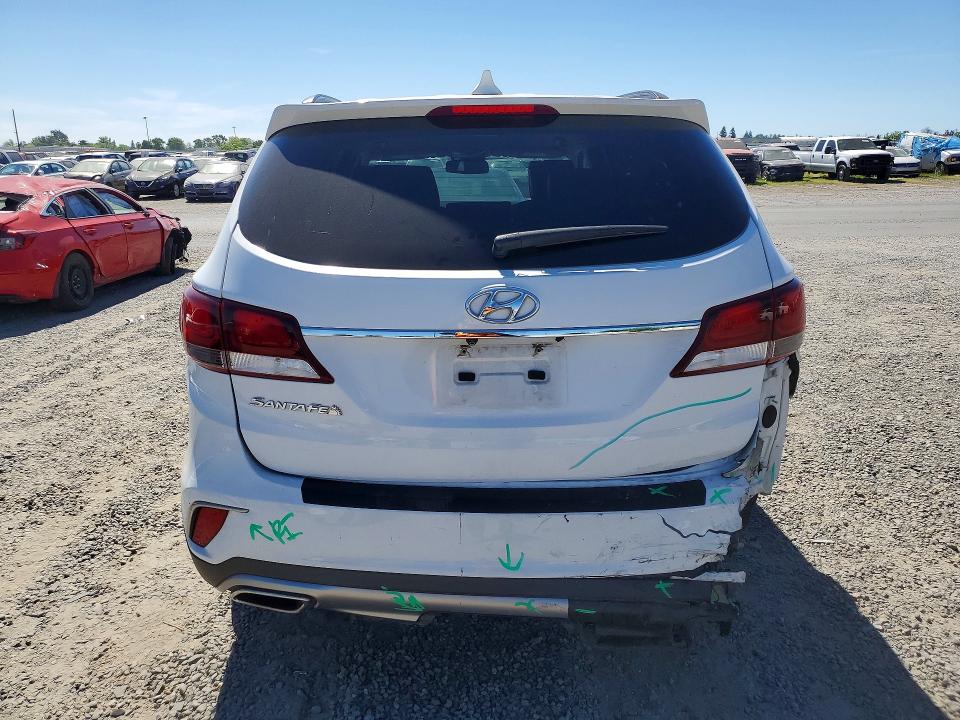 2018 Hyundai Santa fe VIN KM8SN4HF8JU265636 COPART salvage auction — REAR END, Salvage Title, sold $1,950 on 2026-07-21 (photo 6)