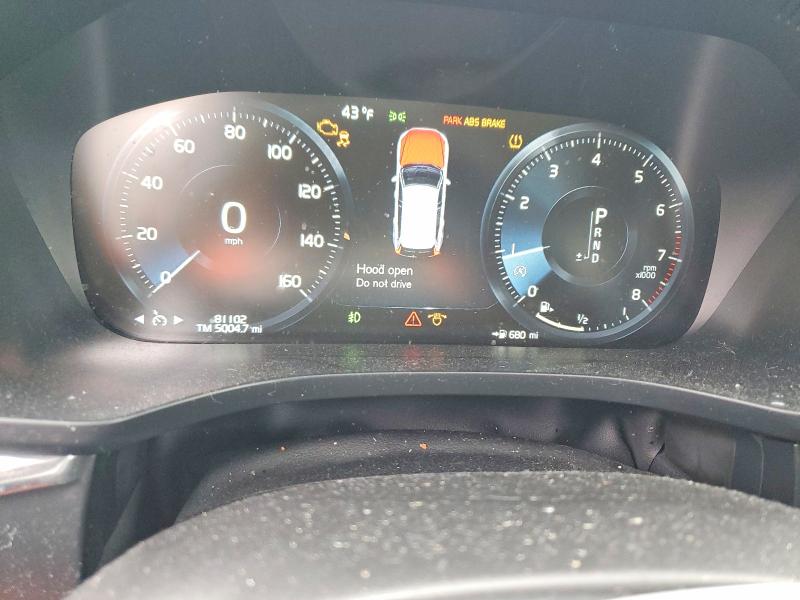 2018 Volvo Xc60 VIN LYVA22RK1JB117587 COPART salvage auction — FRONT END, Nj - Cert Of Title-Salvage, sold $8,400 on 2026-07-08 (photo 9)
