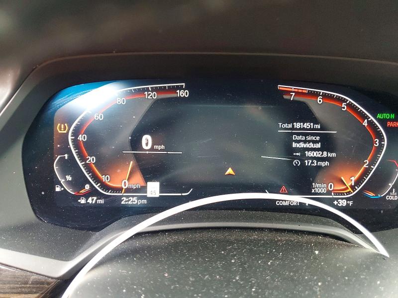 2019 BMW X5 VIN 5UXCR6C55KLL06897 COPART salvage auction — REAR END, Id - Salvage Certificate Of Title, sold $11,200 on 2026-07-31 (photo 9)
