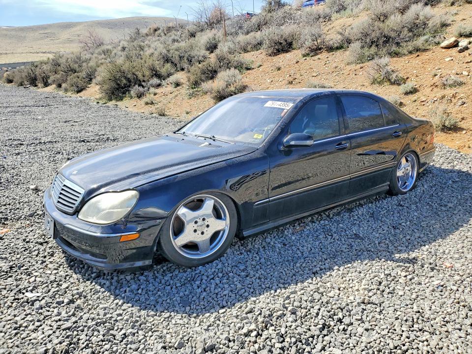 2002 Mercedes-benz S class VIN WDBNG73J02A250526 COPART salvage auction — FRONT END, CA - CERTIFICATE OF TITLE, sold $400 on 2026-07-16 (photo 1)