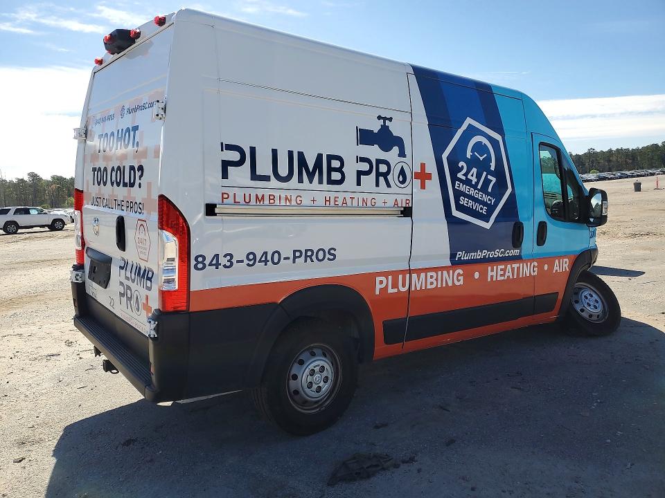 2023 Ram Promaster city VIN 3C6LRVCG9PE591642 COPART salvage auction — FRONT END, Sc - Cert Of Title-Salvage, sold $11,900 on 2026-07-29 (photo 3)
