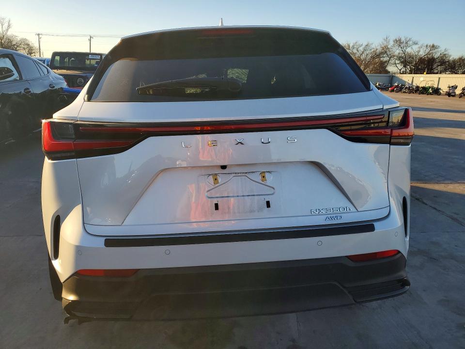 2025 Lexus Nx 350h VIN JTJGKCEZ3S2049909 COPART salvage auction — Front End, TX - SALVAGE VEHICLE TITLE, sold $6,700 on 2026-05-26 (photo 6)