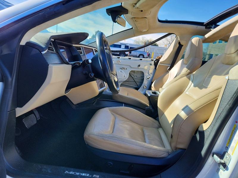 2016 Tesla Model s VIN 5YJSA1E27GF164945 COPART salvage auction — FRONT END, Co - Public - Salvage Title, sold $3,700 on 2026-07-27 (photo 7)