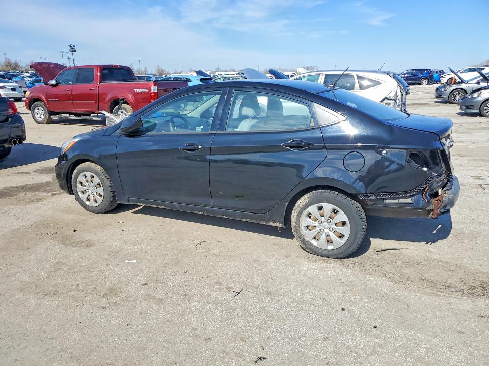 2017 Hyundai Accent VIN KMHCT4AE6HU247416 COPART salvage auction — HAIL, Wv - Salvage Certificate, sold $800 on 2026-07-14 (photo 2)