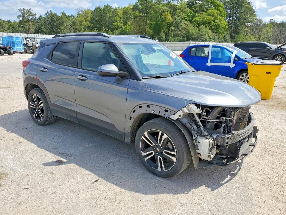 2021 Chevrolet Trailblazer VIN KL79MPSL4MB124100 COPART salvage auction — FRONT END, Sc - Cert Of Title-Salvage, sold $2,500 on 2026-07-22 (photo 4)