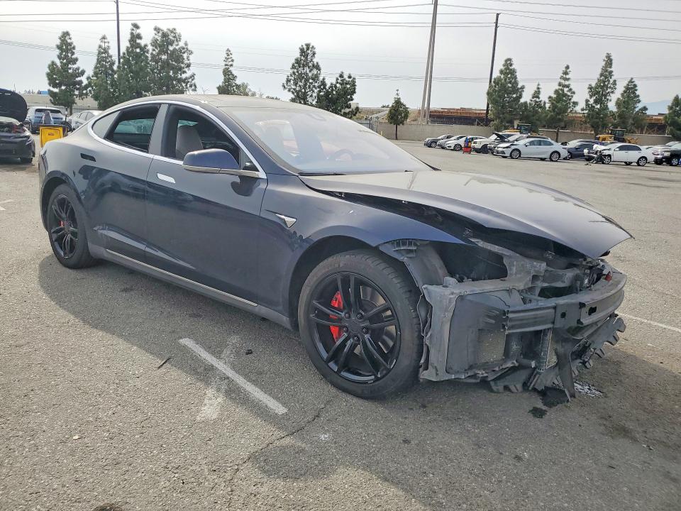 2014 Tesla Model s VIN 5YJSA1H11EFP55806 COPART salvage auction — FRONT END, Ca - Salvage Certificate, sold $2,750 on 2026-07-30 (photo 4)