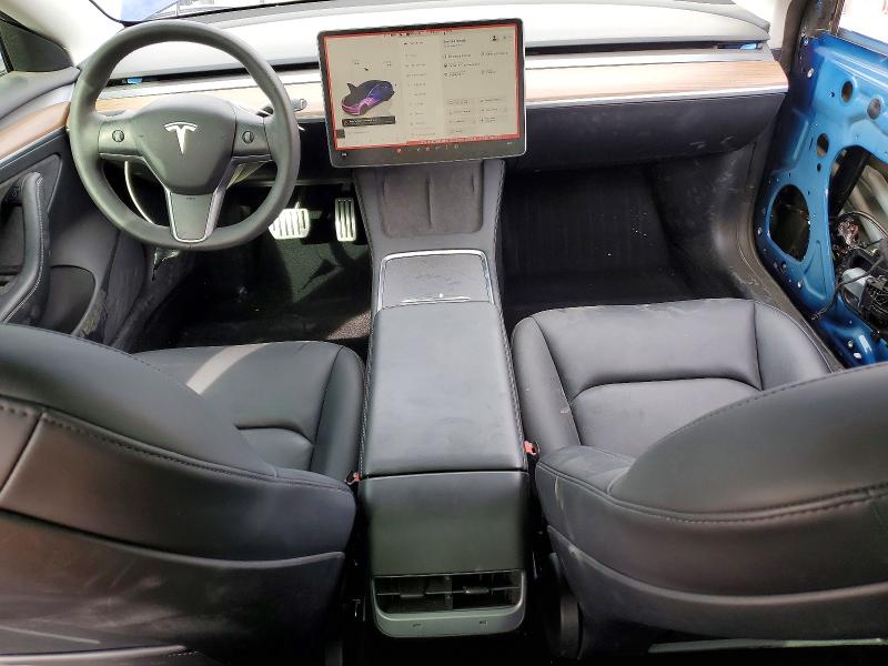 2022 Tesla VIN 5YJ3E1EC3NF359133 COPART salvage auction — FRONT END, Tx - Salvage Vehicle Title, sold $4,750 on 2026-07-10 (photo 8)