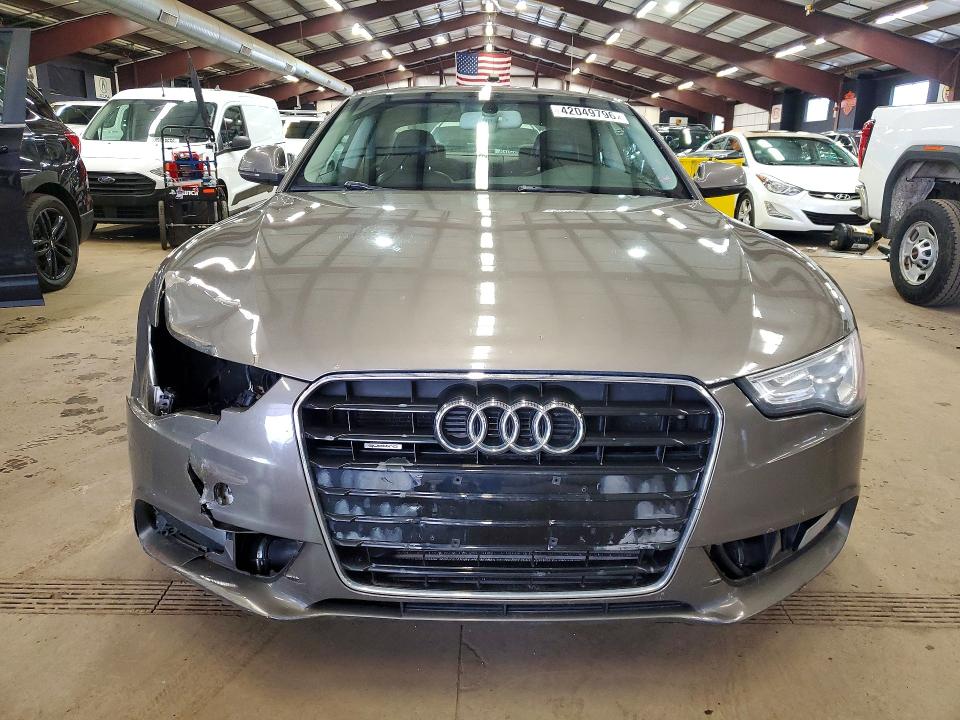 2014 Audi A5 VIN WAULFAFR8EA049615 COPART salvage auction — FRONT END, Nh - Certificate Of Title, sold $2,200 on 2026-07-09 (photo 5)