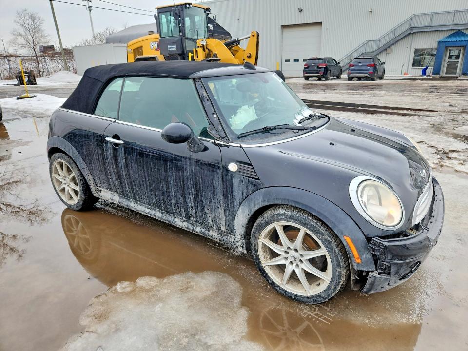 2010 Mini Cooper VIN WMWMR3C50ATZ19641 COPART salvage auction — FRONT END, Qc - Gravement Accidente, sold $1,150 on 2026-07-07 (photo 4)