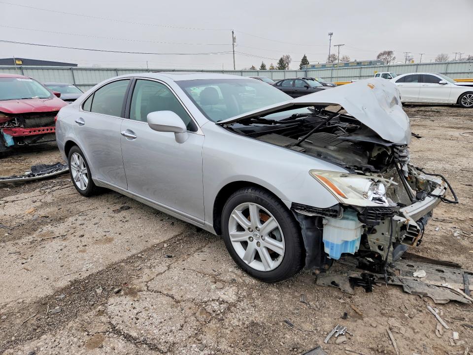 2007 Lexus ES VIN JTHBJ46GX72028452 COPART salvage auction — FRONT END, IL - SALVAGE CERTIFICATE, sold $850 on 2026-07-27 (photo 4)