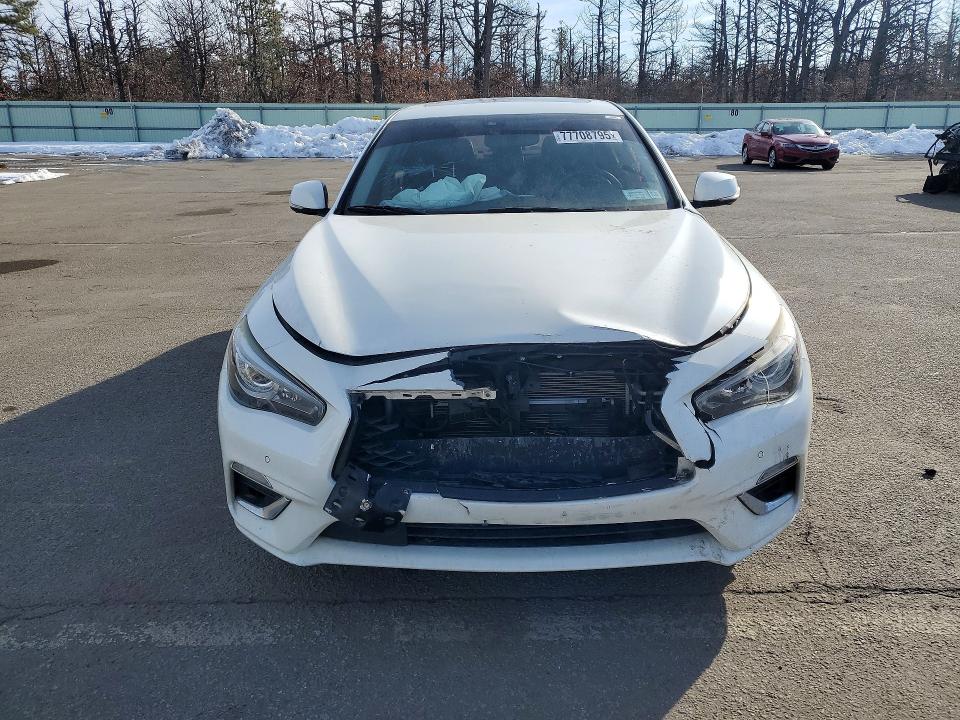 2018 Infiniti Q50 VIN JN1EV7AR4JM440524 COPART salvage auction — FRONT END, Ny - Mv907A-Parts Only, sold $1,000 on 2026-07-27 (photo 5)