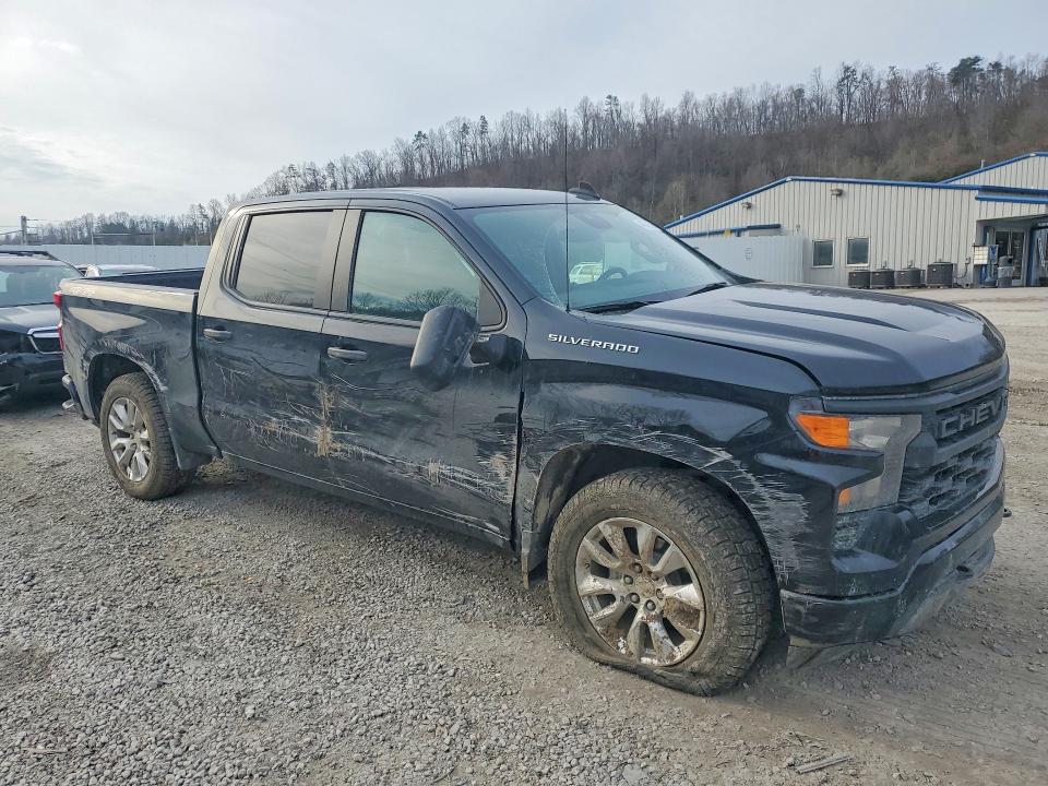 2024 Chevrolet Silverado VIN 1GCPDBEK8RZ259336 COPART salvage auction — FRONT END, Wv - Salvage Certificate, sold $8,400 on 2026-07-02 (photo 4)