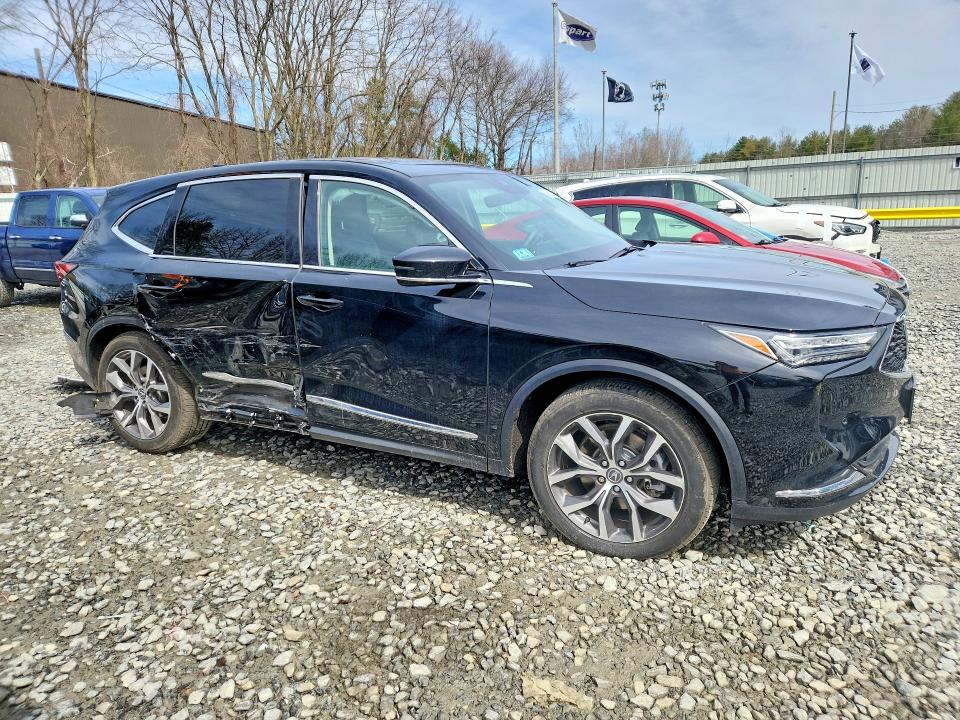 2024 Acura Mdx VIN 5J8YE1H43RL032200 COPART salvage auction — SIDE, Ma - Cert Of Title-Salvage, sold $14,600 on 2026-07-09 (photo 4)