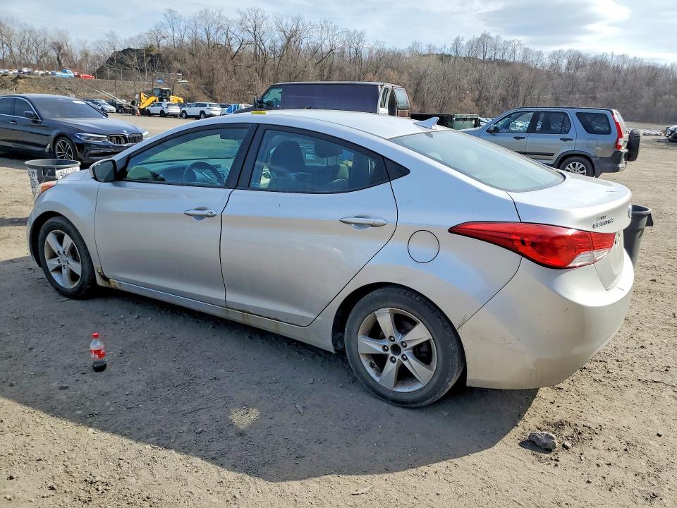 2012 Hyundai Elantra VIN KMHDH4AE6CU375606 COPART salvage auction — MINOR DENT/SCRATCHES, Ny - Certificate Of Title, sold $700 on 2026-07-23 (photo 2)