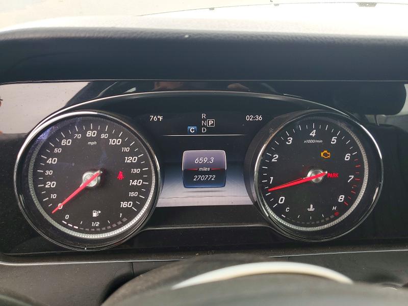2017 Mercedes-benz E-klasse VIN WDDZF4KB6HA093517 COPART salvage auction — MINOR DENT/SCRATCHES, Ca - Dis/Dlr/Exp Only Clean Title (P), sold $6,900 on 2026-07-30 (photo 9)