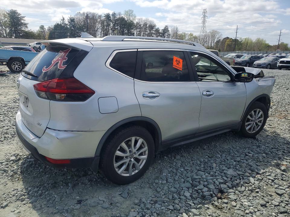 2018 Nissan Rogue VIN KNMAT2MT7JP602317 COPART salvage auction — FRONT END, Nc - Salvage Certificate Of Title, sold $375 on 2026-07-22 (photo 3)