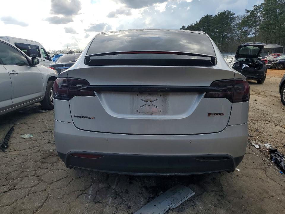 2018 Tesla Model x VIN 5YJXCBE43JF127275 COPART salvage auction — FRONT END, Ga - Cert Of Title-Rebuilt Salvage, sold $7,200 on 2026-07-10 (photo 6)