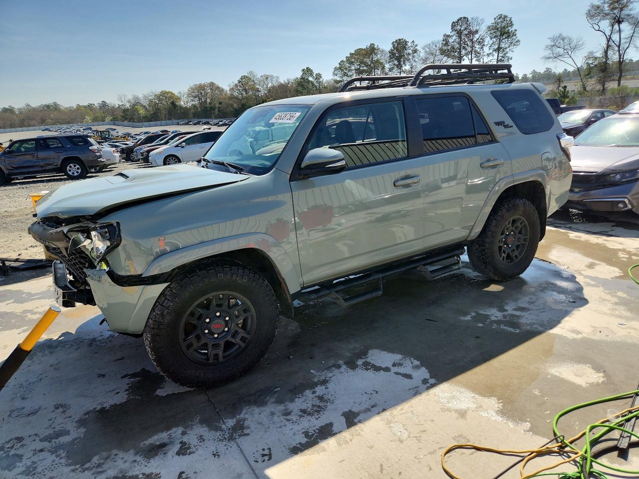 2023 Toyota 4Runner VIN JTERU5JR0P6124102 COPART salvage auction — Front End, GA - CERT OF TITLE-SALVAGE, sold $24,700 on 2026-07-09 (photo 1)