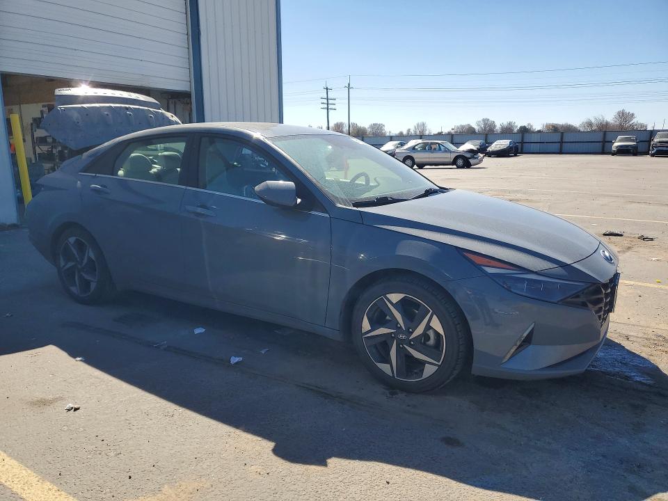 2021 Hyundai Elantra VIN KMHLP4AG1MU153993 COPART salvage auction — SIDE, Salvage Title, sold $100 on 2026-07-30 (photo 4)
