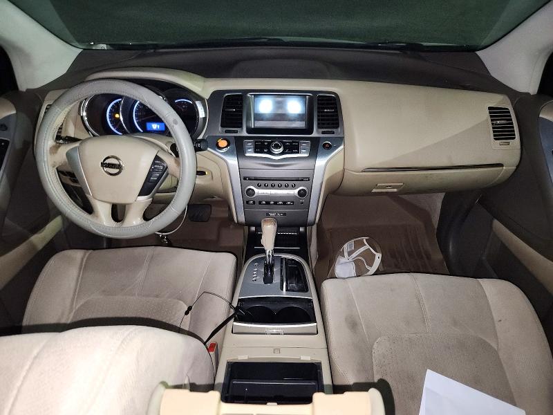 2013 Nissan Murano VIN JN8AZ1MU1DW201698 COPART salvage auction — REAR END, Salvage Title, sold $325 on 2026-07-09 (photo 8)
