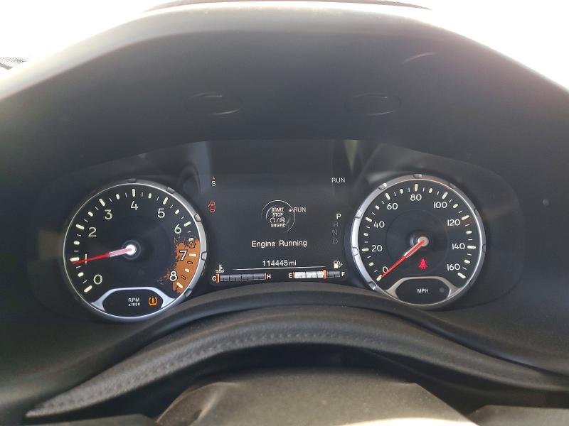 2017 Jeep Renegade VIN ZACCJBCB7HPF93252 COPART salvage auction — FRONT END, Tx - Salvage Vehicle Title, sold $100 on 2026-07-07 (photo 9)