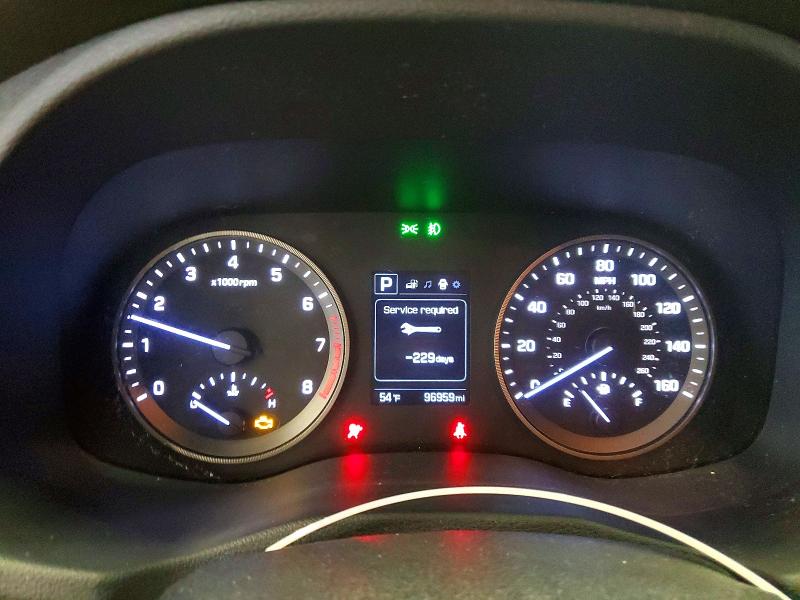 2017 Hyundai Tucson VIN KM8J3CA47HU384728 COPART salvage auction — FRONT END, Ny - Certificate Of Title, sold $6,200 on 2026-07-17 (photo 9)