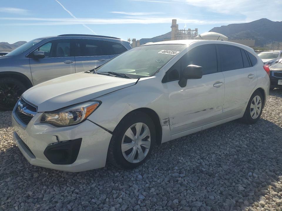2013 Subaru Impreza VIN JF1GPAA67D2834768 COPART salvage auction — FRONT END, Nv - Salvage Title, sold $2,000 on 2026-07-20 (photo 1)