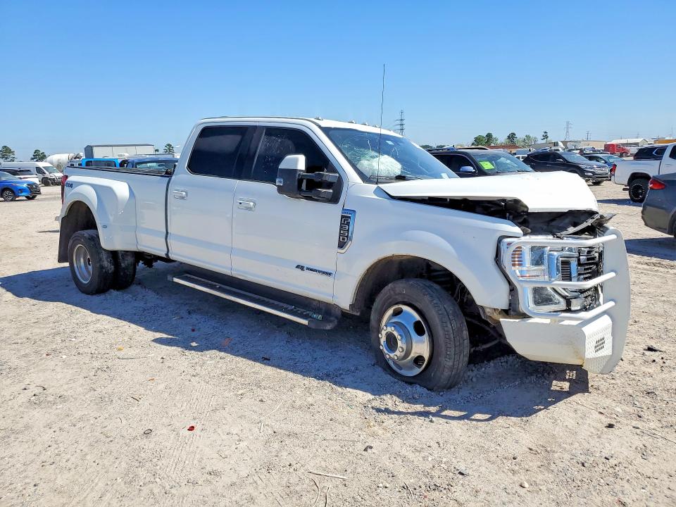2021 Ford F-350 super duty VIN 1FT8W3DT6MED28782 COPART salvage auction — FRONT END, Tx - Salvage Vehicle Title, sold $13,700 on 2026-07-10 (photo 4)