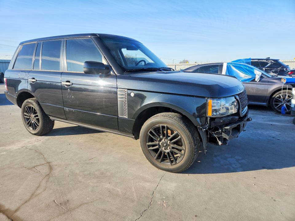 2011 Land rover RANGE ROVER VIN SALME1D46BA358215 COPART salvage auction — FRONT END, Tx - Salvage Vehicle Title, sold $2,750 on 2026-07-09 (photo 4)