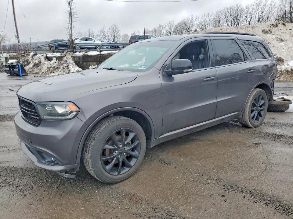 2017 Dodge Durango VIN 1C4RDJDG6HC639356 COPART salvage auction — REAR END, Ny - Mv-907A Salvage Certificate (P), sold $4,700 on 2026-08-19 (photo 1)