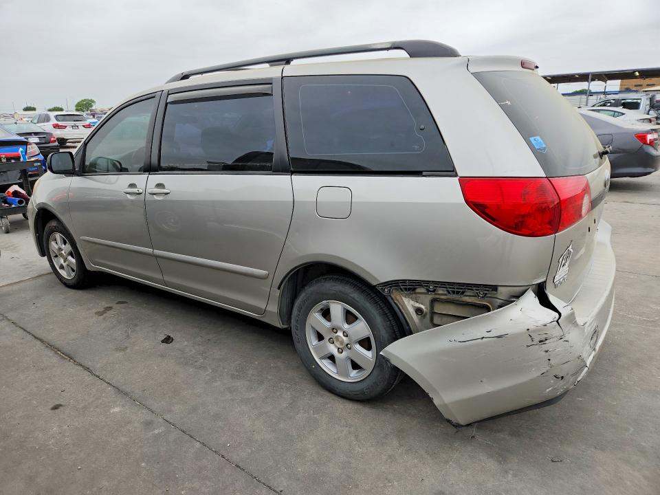 2006 Toyota Sienna VIN 5TDZA23CX6S420148 COPART salvage auction — REAR END, Tx - Salvage Vehicle Title, sold $1,200 on 2026-07-02 (photo 2)