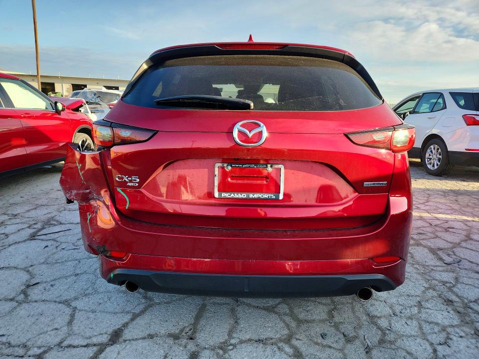 2024 Mazda Cx-5 VIN JM3KFBBL6R0438018 COPART salvage auction — REAR END, In - Cert Of Title-Salvage Title, sold $8,300 on 2026-07-08 (photo 6)