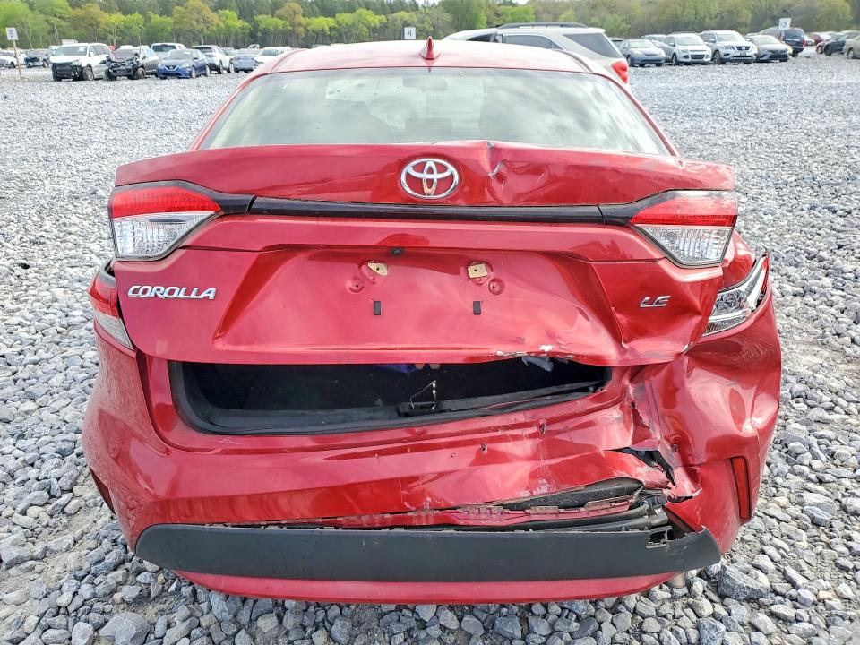 2021 Toyota Corolla VIN JTDEPMAE2MJ160769 COPART salvage auction — REAR END, Ga - Cert Of Title-Salvage, sold $3,950 on 2026-07-09 (photo 6)