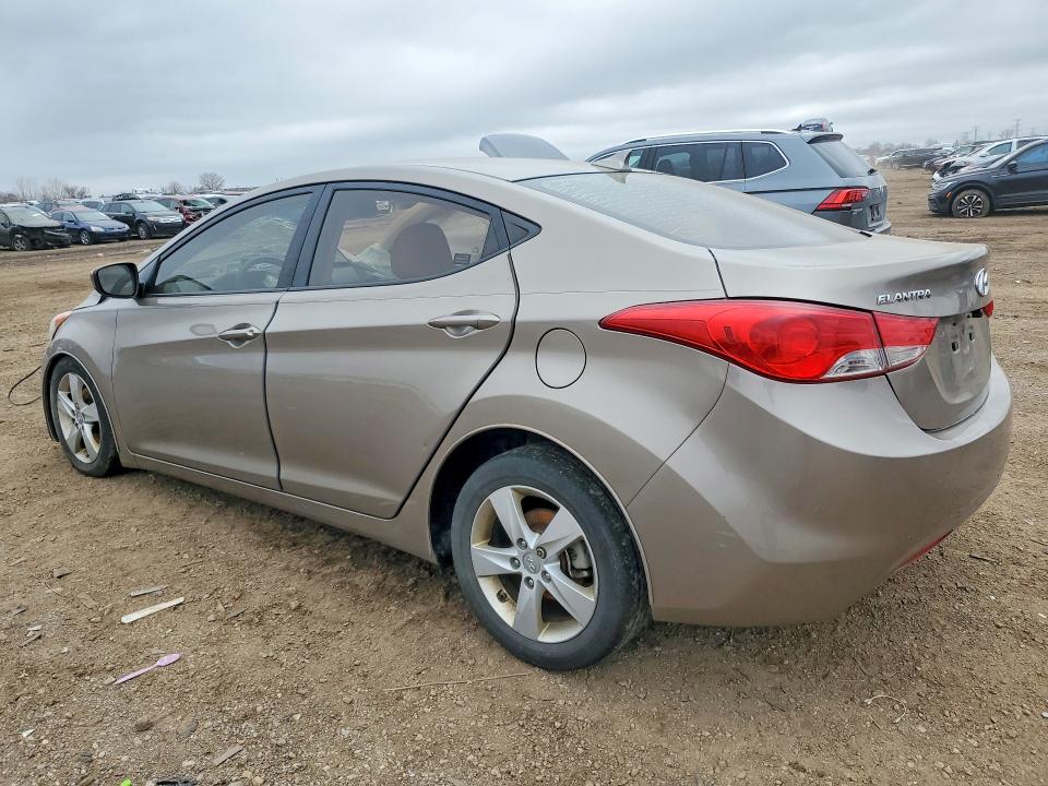 2013 Hyundai Elantra VIN 5NPDH4AE6DH387772 COPART salvage auction — SIDE, Il - Salvage Certificate, sold $425 on 2026-07-09 (photo 2)
