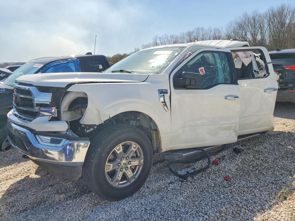 2023 Ford F-150 lightning VIN 1FTFW1E89PKF87732 COPART salvage auction — REAR END, AR - CERT OF TITLE-SALVAGE, sold $3,800 on 2026-07-28 (photo 1)