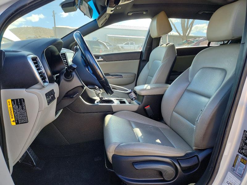 2020 Kia Sportage VIN KNDP63AC8L7650942 COPART salvage auction — FRONT END, NM - CERT OF TITLE-SALVAGE, sold $3,600 on 2026-07-09 (photo 7)