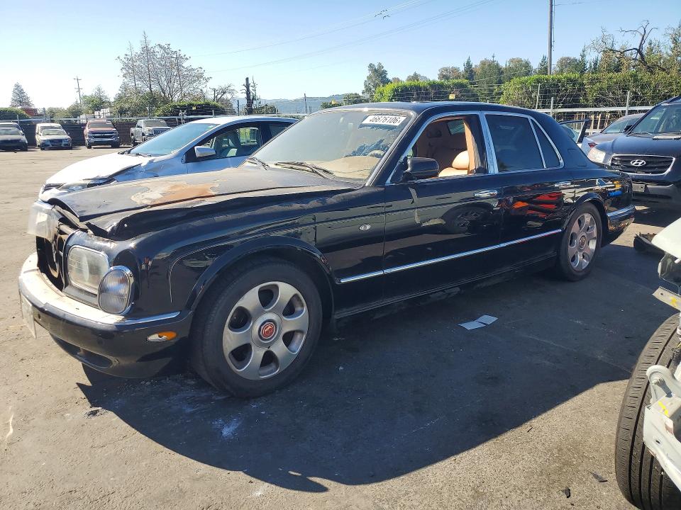 2000 Bentley Arnage VIN SCBLC31E8YCX04301 COPART salvage auction — ENGINE BURN, Ca - Dis/Dlr/Exp Only Clean Title, sold $2,650 on 2026-09-24 (photo 1)