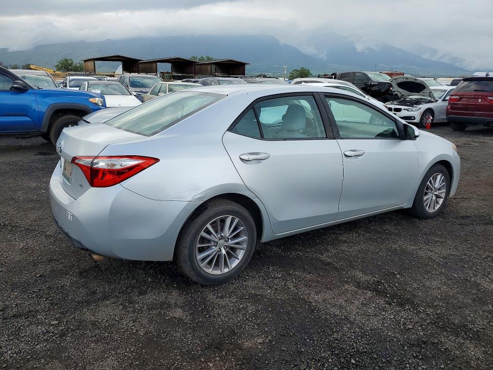 2014 Toyota Corolla VIN 5YFBURHE6EP037357 COPART salvage auction — WATER/FLOOD, Hi - Certificate Of Salvage, sold $2,950 on 2026-07-06 (photo 3)