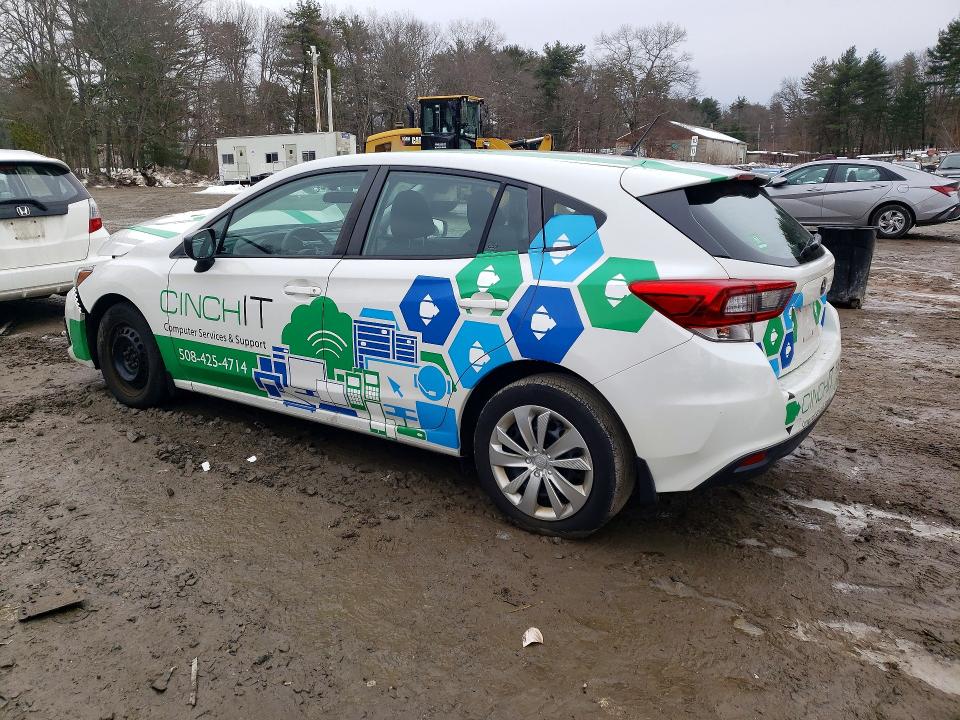 2020 Subaru Impreza VIN 4S3GTAB60L3717448 COPART salvage auction — FRONT END, Ma - Cert Of Title-Salvage, sold $950 on 2026-07-27 (photo 2)