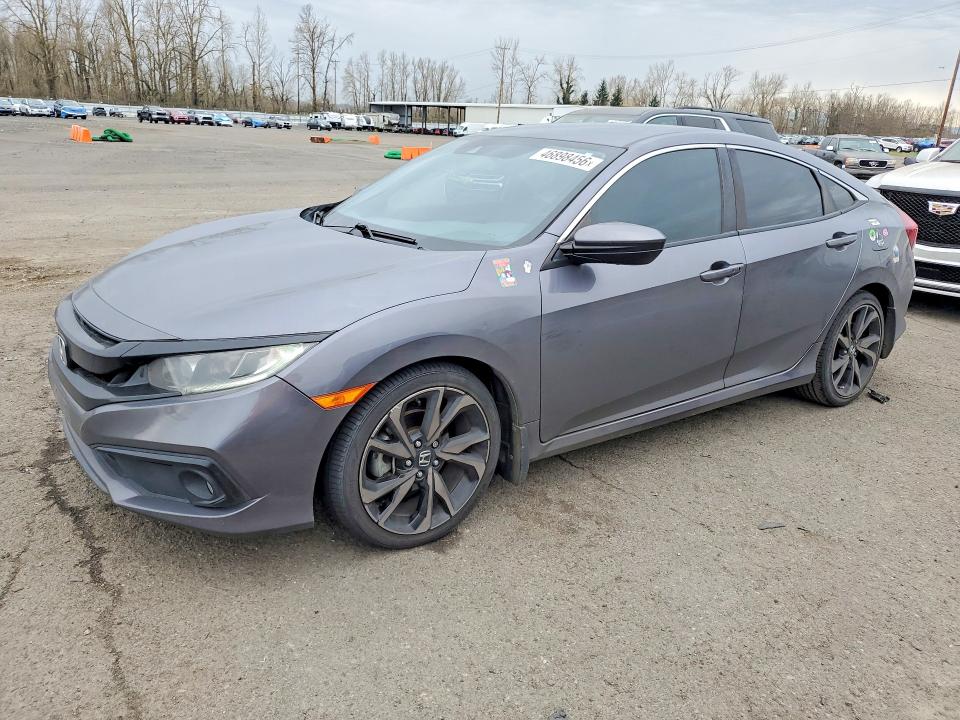 2021 Honda Civic VIN 2HGFC2F82MH518950 — COPART salvage auction photo