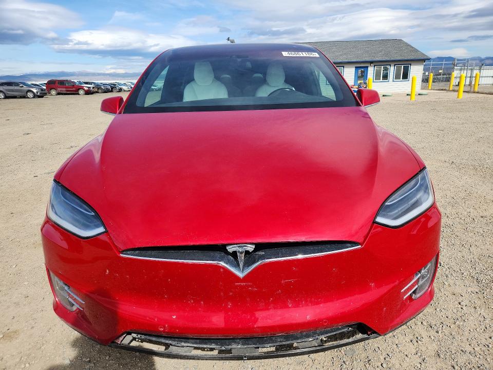 2016 Tesla Model x VIN 5YJXCBE26GF004187 COPART salvage auction — FRONT END, Mt - Salvage Certificate Of A Vehic, sold $6,200 on 2026-08-04 (photo 5)