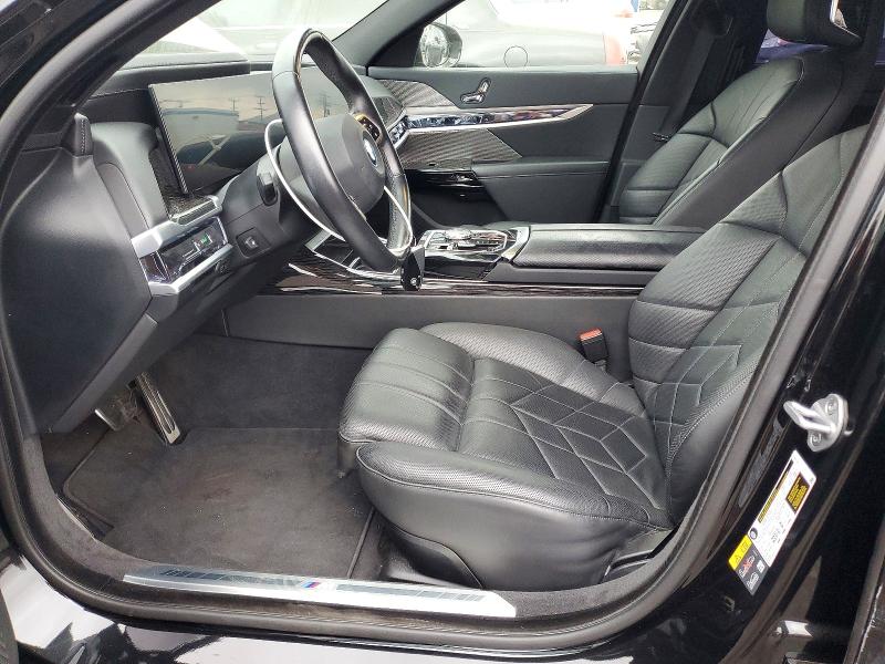 2024 BMW I7 VIN WBY43EJ00RCR66640 COPART salvage auction — FRONT END, Ca - Salvage Certificate, sold $30,250 on 2026-07-06 (photo 7)